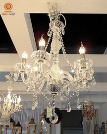 फांसी घर की सजावट की छत एक्रिलिक साफ झूमर रोशनी 110-240V