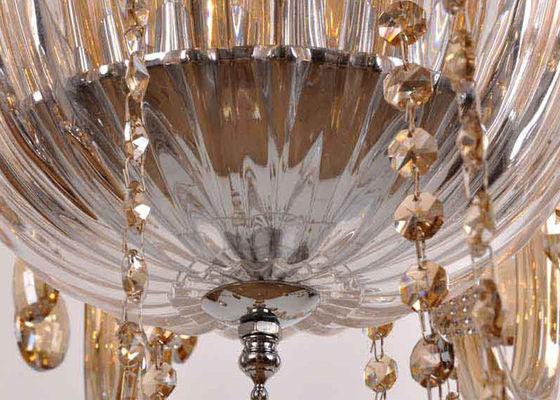 Electroplated शराब 1500W के साथ लक्जरी कला ग्लास आधुनिक बड़े होटल झाड़