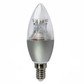 360 डिग्री Dimmable एलईडी बल्ब 5W E14 रेशा मोमबत्ती झूमर के लिए सजावटी