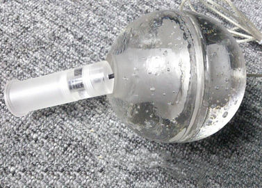 पारदर्शी क्रिस्टल झूमर रोशनी ग्लास गेंद एलईडी लटकन प्रकाश