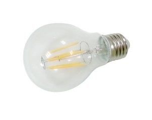 220V रा 85 6W एलईडी बल्ब रेशा Dimmable एलईडी ग्लोब प्रकाश बल्ब 60 * 110mm