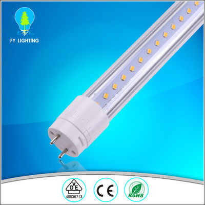 VDE T8 ट्यूब लाइट 1200mm 18W 120lm / एलईडी स्पष्ट कवर के साथ w