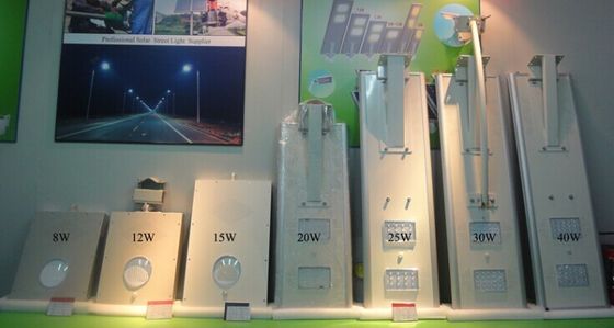 उच्च लुमेन 50W प्योर व्हाइट IP66 आउटडोर ऑल-इन-वन सौर एलईडी स्ट्रीट लाइट्स