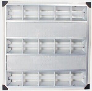 600x600mm 36W रा 80 SMD5630 2800lm एलईडी फ्लैट पैनल छत रोशनी सफेद शांत